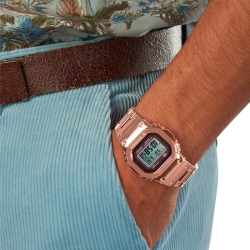 Reloj Casio G-Shock The Origin Tough Solar de hombre en acero rosé, GMW-B5000GD-4ER.