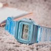 ⭐Reloj Casio digital F-91WS Clear Colors en azul celeste, F-91WS-2EF.