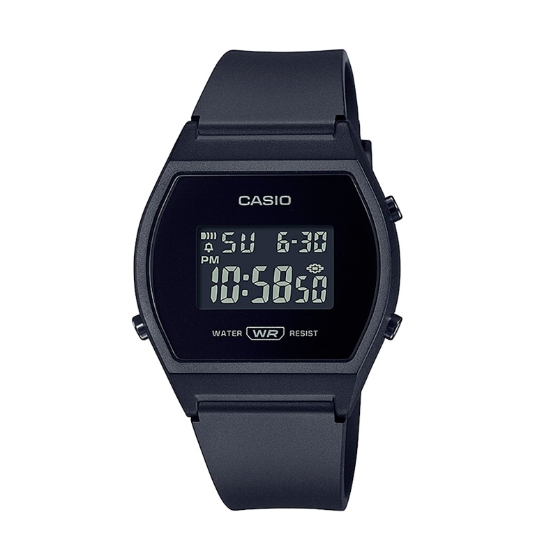 Reloj Casio Collection de mujer en negro y digital, LW-204-1BEF.