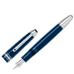 Pluma Montblanc Meisterstück LeGrand La Vuelta al Mundo en 80 Días, en azul, 126198.