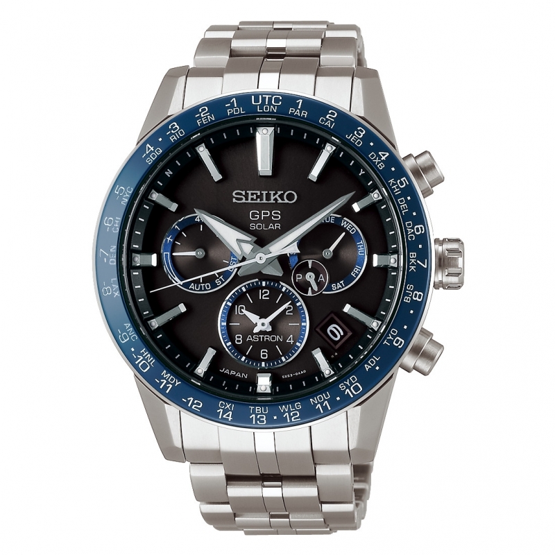Reloj Seiko Astron 5X53 de hombre en titanio, con GPS y tecnología solar SSH001J1.