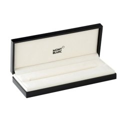 Estuche presentación abierto de los productos Montblanc.