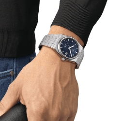 Reloj Tissot PRX Powermatic 80 de hombre, automático y esfera azul, T1374071104100.