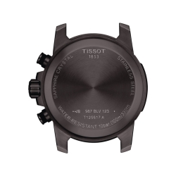 Reloj Tissot SuperSport Chrono de hombre en acero PVD negro, T1256173305100