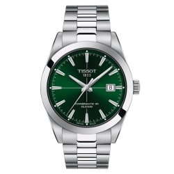 Reloj Tissot Gentleman Powermatic 80 Silicium automático con esfera verde, T1274071109101.