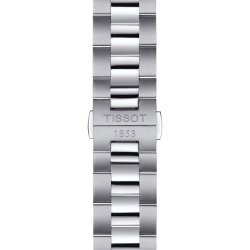 Reloj Tissot Gentleman Powermatic 80 Silicium automático esfera azul, T1274071104100.