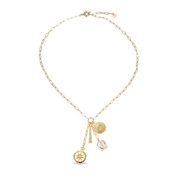 Collar dorado con amuletos de la suerte, Thaval de Luxenter, SGNX155.