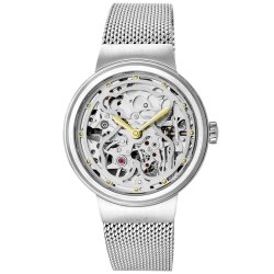 Reloj Tous Rond Automatic de mujer, tipo skeleton en acero, 100350660.