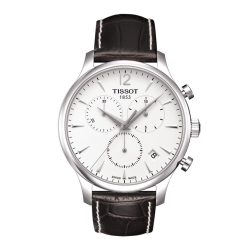 Reloj Tissto "Tradition" de hombre, con cronógrafo y piel T0636171603700