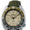 Reloj Seiko Prospex Tierra Tortuga, automático y correa caqui, SRPG13K1.