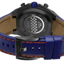 Reloj Tw Steell Fast Lane CEO Tech edición limitada negro y azul, CE4072