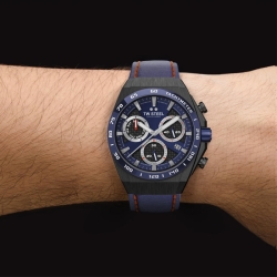Reloj Tw Steell Fast Lane CEO Tech edición limitada negro y azul, CE4072
