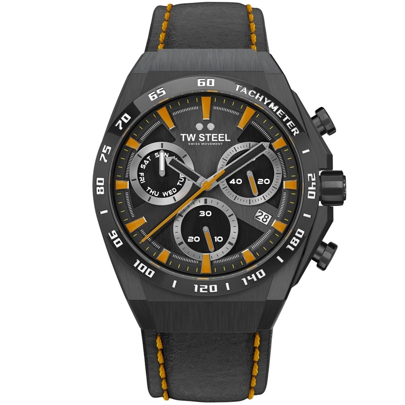 Reloj Tw Steel Fast Lane Ceo Tech edición limitada, 44 mm, ref. CE4070.