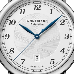 Reloj Montblanc Star Legacy Automatic Date con correa negra, 128681.