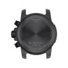Reloj Tissot SuperSport Chrono negro con correa beige, T1256173705101.