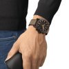 Reloj Tissot SuperSport Chrono negro con correa beige, T1256173705101.