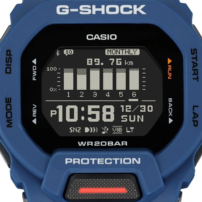 Reloj Casio G Shock G Squad Con Bluetooth En Azul Gbd 0 2er