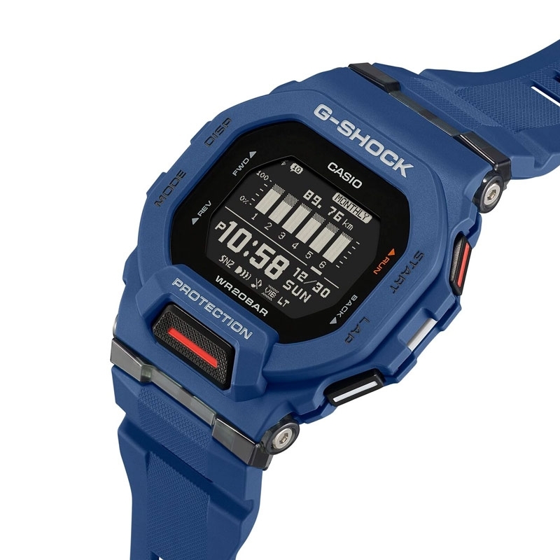 Reloj Casio G Shock G Squad Con Bluetooth En Azul Gbd 0 2er