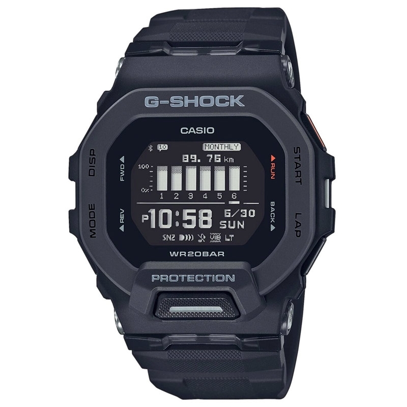 Reloj Casio G-Shock G-Squad Con Bluetooth® en negro, GBD-200-1ER. Reloj Casio G-Shock G-Squad Con Bluetooth® en negro, GBD-200-1ER.