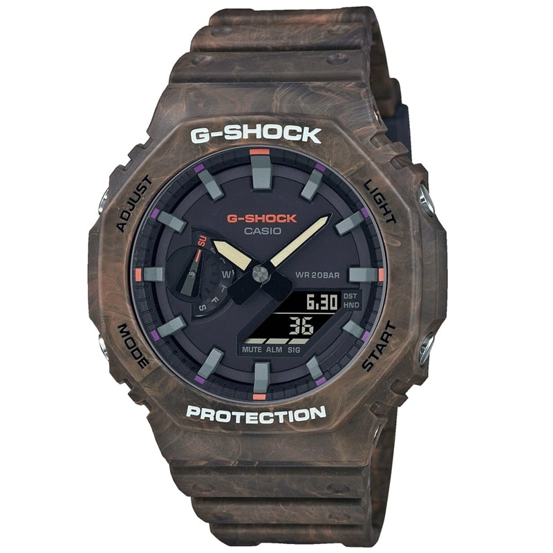 Reloj Casio G-Shock Classic Carbon Core camuflaje, GA-2100FR-5AER.
