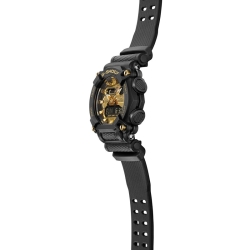 Reloj Casio G-Shock Classic de hombre negro y esfera dorada, GA-900AG-1AER.