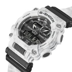 ⌚Reloj Casio G-Shock Classic estampado glacial, GA-900GC-7AER.