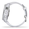 Reloj Garmin fēnix 7S Standar Edition blanco y acero, 010-02539-03.