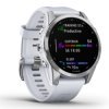 Reloj Garmin fēnix 7S Standar Edition blanco y acero, 010-02539-03.