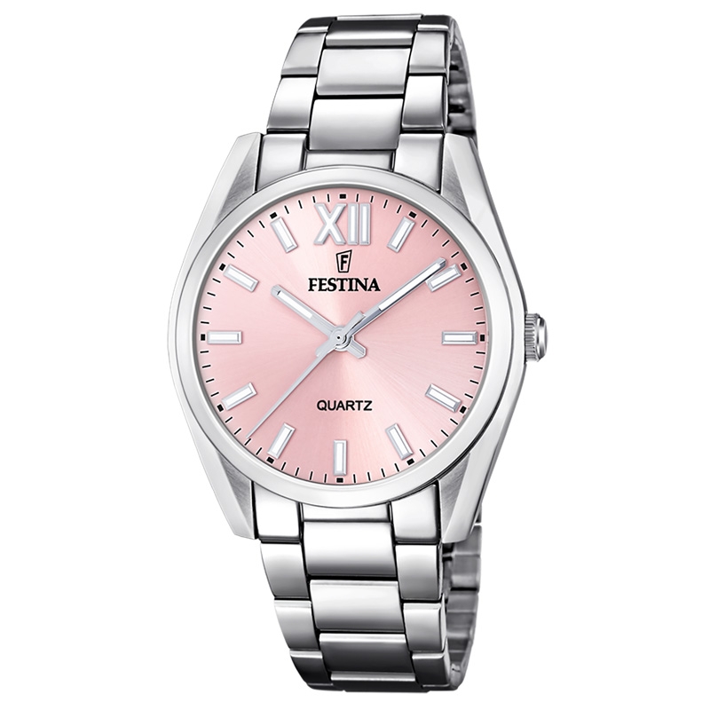 Reloj Festina de mujer en acero con esfera rosa, F20622/2.