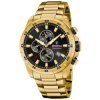 Reloj Festina hombre Chrono Sport dorado con esfera negra, F20541/4.