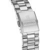 Reloj Festina F20552/1 para caballero en acero, esfera blanca y números arábicos negros.
