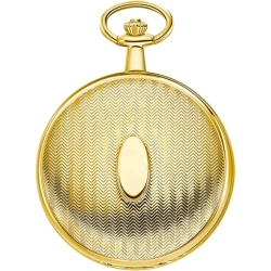 Reloj Festina F2030/1 para caballero de bolsillo en acero inoxidable con revestido dorado, esfera blanca.