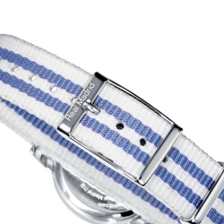 Reloj Viceroy 40969-09 de la colección Real Madrid para hombre, con caja de acero, esfera blanca y correa de Nylon