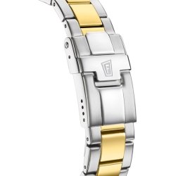 Reloj Festina Boyfriend mujer chrono, acero y dorado con circonitas, F20604/1.