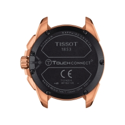 Reloj inteligente Tissot T-Touch Connect Solar en titanio rosé, T1214204705102.