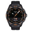 ⌚Reloj tissot T-Touch Connect Solar en titanio negro para hombres, T1214204705104.