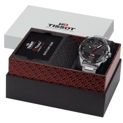 Presentación del Tissot T-Touch Connect Solar de hombre en titanio, T1214204405100