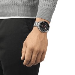 Reloj Tissot T-Touch Connect Solar de hombre en titanio, T1214204405100