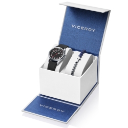 ⚡ Reloj Viceroy Next de niño en negro con pulsera de regalo, 42397-94.