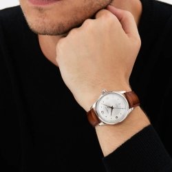 Reloj Montblanc Heritage Automatic Date hombre detalles rosé, 128672.