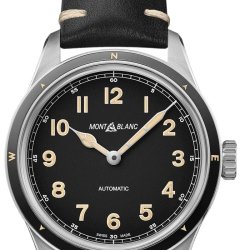 Reloj Montblanc 1858 Automatic de hombre en negro bisel cerámico, 126760.