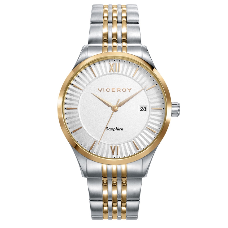 Reloj Viceroy Dress de mujer en acero bicolor dorado, 471224-03.