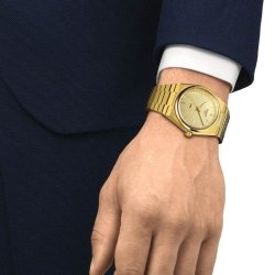 ✨ Reloj Tissot PRX de hombre en acero dorado, T1374103302100. ✨