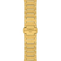 Reloj Tissot PRX de mujer en acero dorado, 35 mm, T1372103302100.