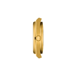 Reloj Tissot PRX de mujer en acero dorado, 35 mm, T1372103302100.