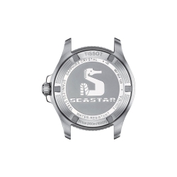 Reloj Tissot Seastar 1000 de 36 mm en acero, 300 ms y correa extra, T1202101101100.