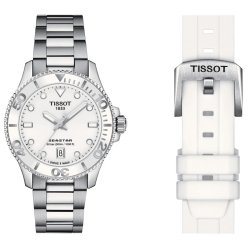 ✨Reloj Tissot Seastar 1000 de 36 mm en acero, 300 ms. T1202101101100.