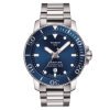 Reloj Tissot Seastar 1000 Powermatic 80 en acero y esfera azul, T1204071104103.