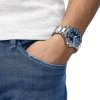 Reloj Tissot Seastar 1000 Powermatic 80 en acero y esfera azul, T1204071104103.