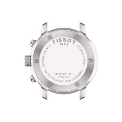 Reloj Tissot PRC 200 de hombre cronógrafo y esfera azul, T1144171104700.